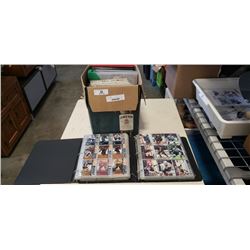 Box of 90s and 2000s hockey cards