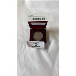 1955 HALF SHILLING SILVER COIN