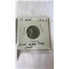 Image 4 : 3 1943 WARTIME USA COINS .900 SILVER 50c PLUS SILVER 5c AND ZINC CENT