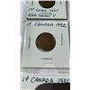 Image 6 : 12 VINTAGE CANADIAN SMALL CENTS 1920-1939 KING GEORGE V AND KING GEORGE VI