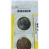 Image 2 : 2 NICKEL DOLLARS 1982 AND 1974