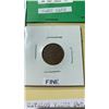 Image 2 : 1925   1 CENT COIN - FINE, RARE DATE