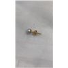 Image 3 : 14KT GOLD PEARL EARRINGS, 18KT GOLD PLATED NECKLACE, AND VINTAGE SHERMAN NECKLACE
