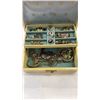 Image 2 : JEWELLERY BOX W/ CONTENTS AND JEWELLERY CASE W/ RHINESTONE JEWELLERY