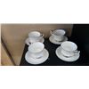 Image 3 : ROYAL ALBERT BONE CHINA CHANTILLY 11 TEACUPS AND SAUCERS AND 5 SERVING PIECES