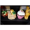 Image 4 : 4 figural cookie jars