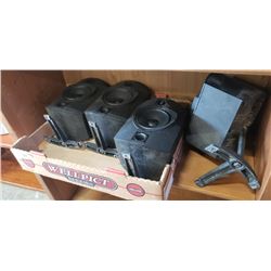 SET OF 4 SOLID 150 WATT SPEAKERS