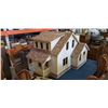 Image 9 : LOT OF DOLL HOUSE WINDOW AND DOOR KITS AND DOLL HOUSE - APPROX 2 FOOT BY 3 FOOT