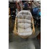 Image 1 : RATTAN BUCKET SWIVEL CHAIR