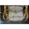 Image 3 : RATTAN BUCKET SWIVEL CHAIR