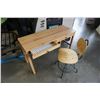 Image 2 : PINE DESK AND CHAIR