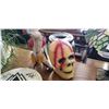 Image 2 : SIGNED WHITECAPS DRUM, CAMEL FIGURE AND SKULL CANDLE