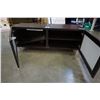Image 2 : ESPRESSO GLASS DOOR CABINET