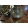 Image 2 : 2 Brass table lamps