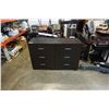 Image 1 : Black 6 drawer dresser