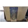 Image 1 : BIRCH IN MIDWINTER 12X30"  ORIGINAL PAINTING BY OTTO JEGODTKA