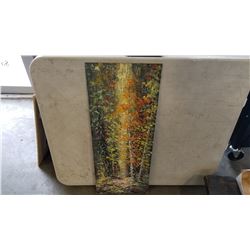 STILL OF AUTUMN 12X30" ORIGINAL PAINTING BY OTTO JEGODTKA