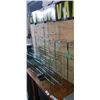 Image 1 : LOT OF GLASS CD RACKS