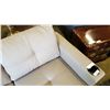 Image 3 : BRAND NEW PULL OUT SOFA BED RETAIL $1199 GREY FABRIC W/ STORAGE  83" X 52"