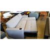 Image 8 : BRAND NEW PULL OUT SOFA BED RETAIL $1199 GREY FABRIC W/ STORAGE  83" X 52"