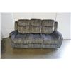 Image 23 : BRAND NEW MODERN VELVET 3 PIECE SOFA SET W/ DROP DOWN CONSOLE AND ROCKING RECLINER - RETAIL $2899
