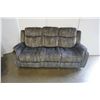 Image 23 : BRAND NEW MODERN VELVET 3 PIECE SOFA SET W/ DROP DOWN CONSOLE AND ROCKING RECLINER - RETAIL $2899