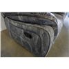 Image 29 : BRAND NEW MODERN VELVET 3 PIECE SOFA SET W/ DROP DOWN CONSOLE AND ROCKING RECLINER - RETAIL $2899
