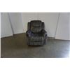 Image 8 : BRAND NEW MODERN VELVET 3 PIECE SOFA SET W/ DROP DOWN CONSOLE AND ROCKING RECLINER - RETAIL $2899