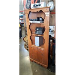 VINTAGE MAPLE CORNER CABINET
