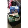 Image 1 : VINTAGE BATMAN AND ROBIN LUNCHBOX AND TYRRANNOSAURUS TOY IN BOX