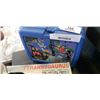 Image 2 : VINTAGE BATMAN AND ROBIN LUNCHBOX AND TYRRANNOSAURUS TOY IN BOX