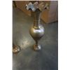Image 1 : HEAVY BRASS VASE - APPROX 32 INCHES TALL