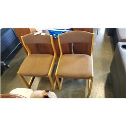 2 MAPLE CHAIRS