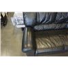 Image 2 : BLACK LEATHER SOFA