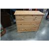 Image 1 : PINE 3 DRAWER DRESSER