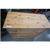 Image 2 : PINE 3 DRAWER DRESSER