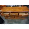 Image 2 : PINE 7 DRAWER DRESSER