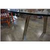 Image 2 : ROUND GLASS DINING TABLE WITH 4 MODERN CHAIRS