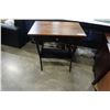 Image 1 : VINTAGE PAINTED WOOD 1 DRAWER SIDE TABLE