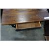 Image 3 : VINTAGE PAINTED WOOD 1 DRAWER SIDE TABLE