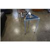 Image 1 : MODERN TRIANGULAR GLASSTOP ENDTABLE
