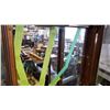 Image 2 : BOWED FRONT DISPLAY CABINET CRACKED BACK MIRROR