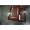 Image 3 : MAHOGANY LEATHER INSERT BEDSIDE STAIRS