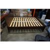 Image 5 : QUEENSIZE ESPRESSO BEDFRAME WITH UNDER BED STORAGE DRAWER