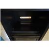 Image 2 : BLACK GLASS DOOR CABINET
