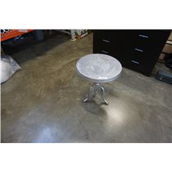 ROUND METAL PARLOUR TABLE