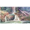 Image 2 : LITTLE FALLS BY THE OLD RIDGE 20X26" ORIGINAL PAINTING BY OTTO JEGODTKA