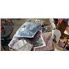 Image 2 : Box of new blouses with hygene and beauty supplies