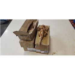 5 NEW CAST IRON COAT HOOKS
