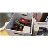 Image 2 : BOX OF CANDLES AND BOX OF CANDLE HOLDERS
